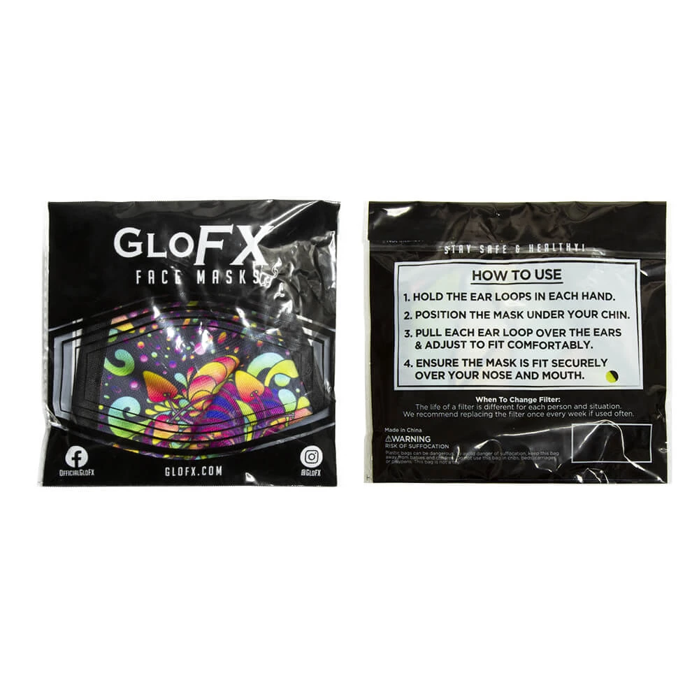 The Rave Cave New In Reusable Face Masks - Wild Flower 10 The Rave Cave New In Reusable Face Masks - Wild Flower