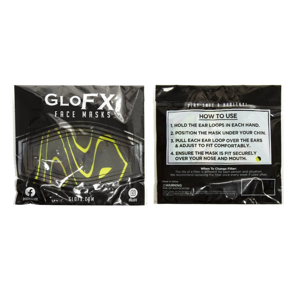 The Rave Cave Reusable Face Masks - Sonic Blast New In 10 The Rave Cave Reusable Face Masks - Sonic Blast New In