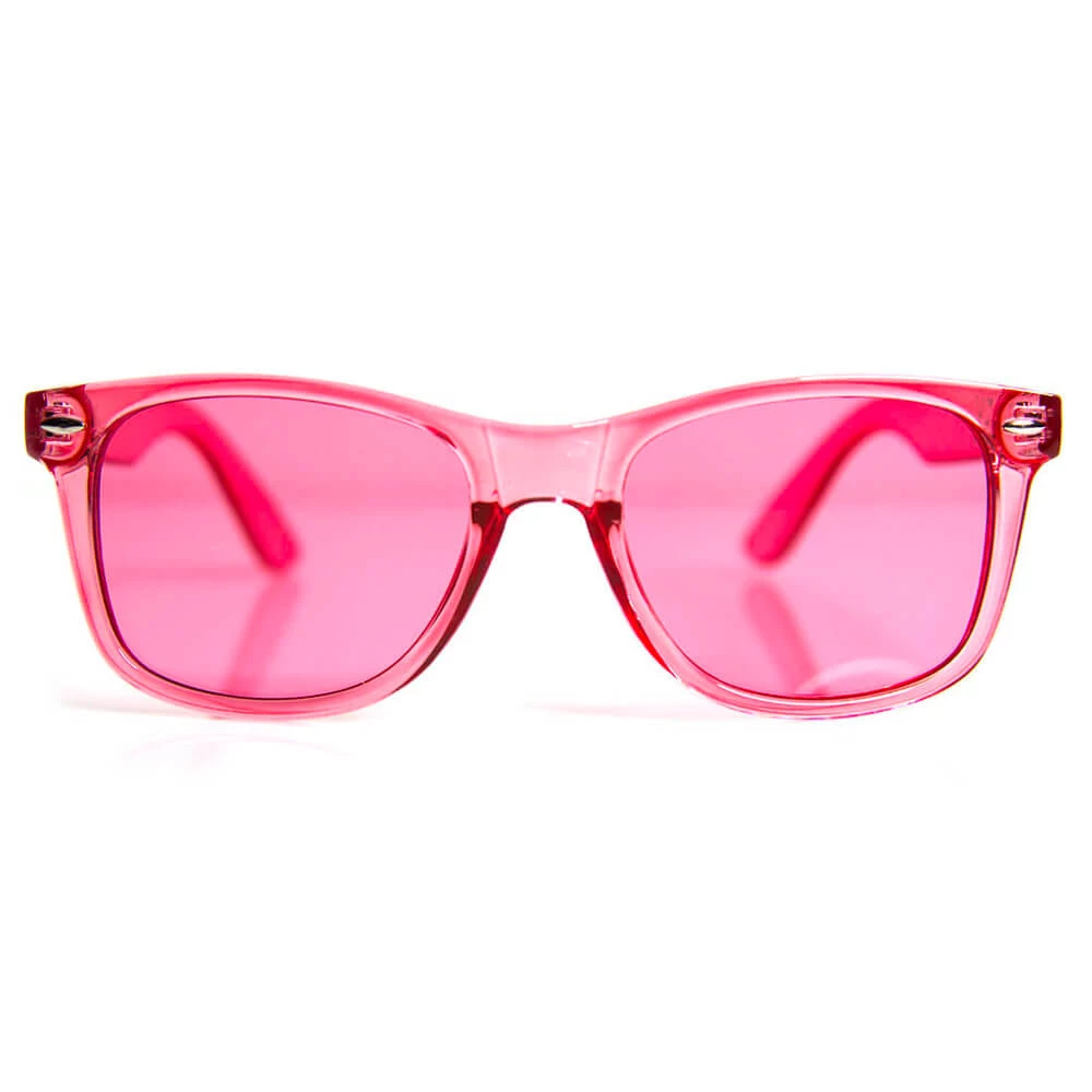 GloFX Colour Therapy Glasses - Rose Pink Rave Glasses & Goggles 3 GloFX Colour Therapy Glasses - Rose Pink Rave Glasses & Goggles