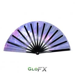 GloFX Festival Folding Fan - Galaxy Rave Gear
