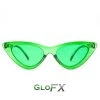 GloFX Cat Eye Colour Therapy Glasses - Green 1 GloFX Cat Eye Colour Therapy Glasses - Green
