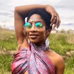 New In GloFX Imagine Kaleidoscope Glasses - Silver - Wormhole 12 New In GloFX Imagine Kaleidoscope Glasses - Silver - Wormhole