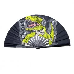 Rave Gear GloFX Festival Folding Fan - DJ Dino