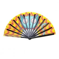 GloFX Festival Folding Fan - Trippy Kitty Rave Gear 17 GloFX Festival Folding Fan - Trippy Kitty Rave Gear