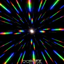 GloFX Galactic Invader Diffraction Visor - Rainbow Gradient New In 13 GloFX Galactic Invader Diffraction Visor - Rainbow Gradient New In