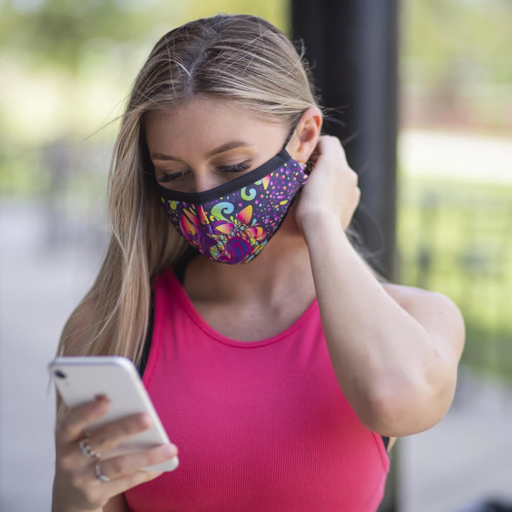 The Rave Cave New In Reusable Face Masks - Wild Flower 6 The Rave Cave New In Reusable Face Masks - Wild Flower