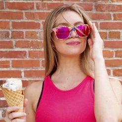 GloFX Kandi Swirl Diffraction Glasses - Rainbow Gradient