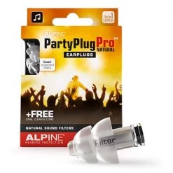 Alpine Hearing Protection The Essentials Alpine PartyPlug Pro Natural Earplugs