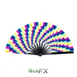 GloFX Festival Folding Fan - Trippy Rave Gear