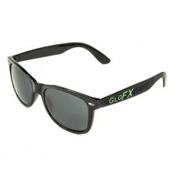 GloFX Ultimate Diffraction Glasses - Black - Emerald Tinted