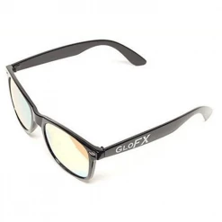 GloFX Diffraction Glasses - Black - Gold Mirror 8 GloFX Diffraction Glasses - Black - Gold Mirror