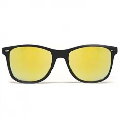 GloFX Diffraction Glasses - Black - Gold Mirror
