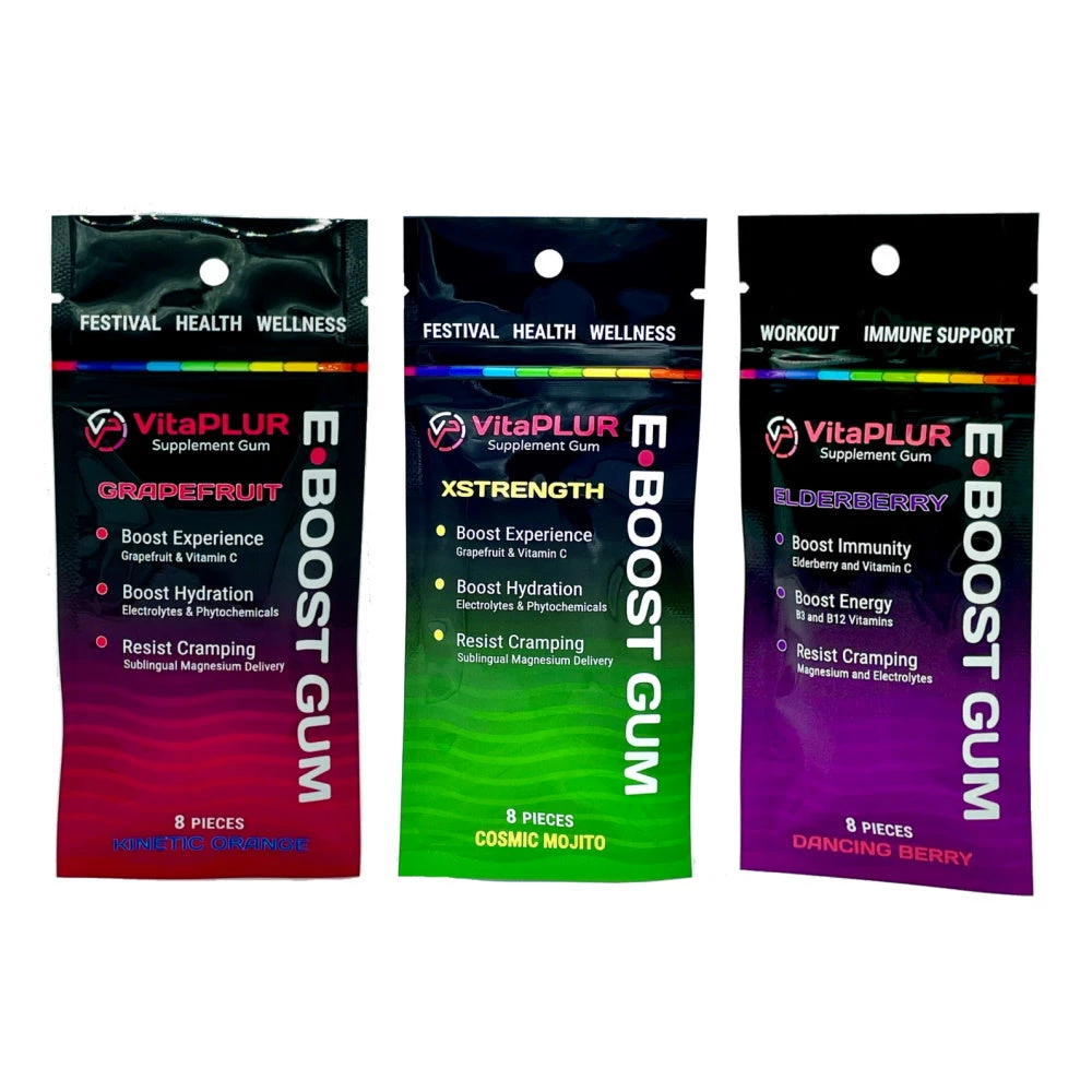 VitaPlur E-Boost Gum Variety Pack The Essentials 3 VitaPlur E-Boost Gum Variety Pack The Essentials